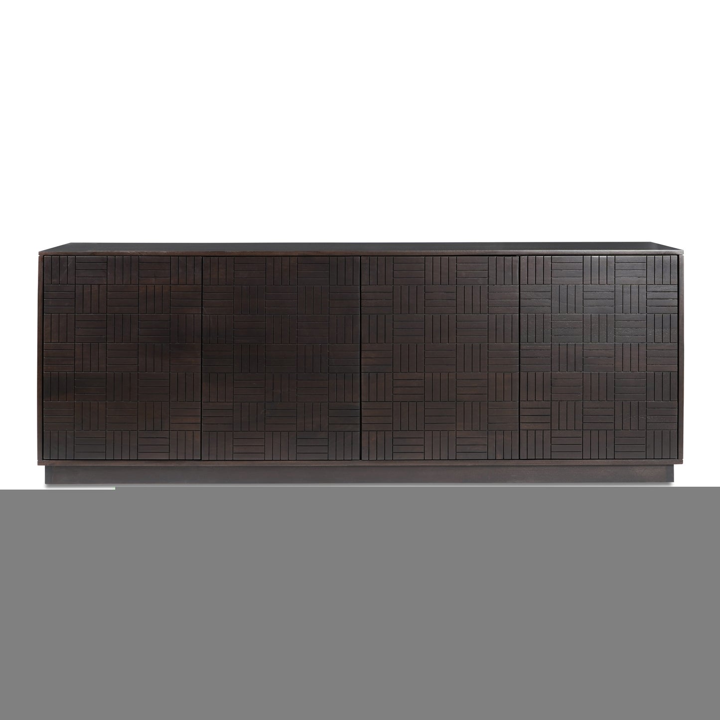 Denman 4 Door Sideboard Dark Brown