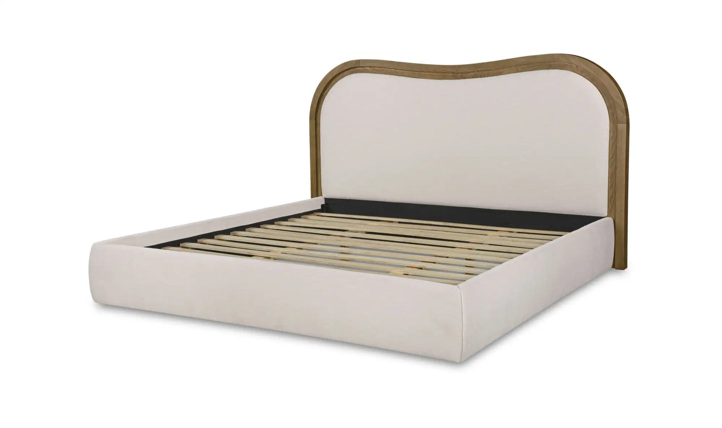 Camilla King Bed Oat