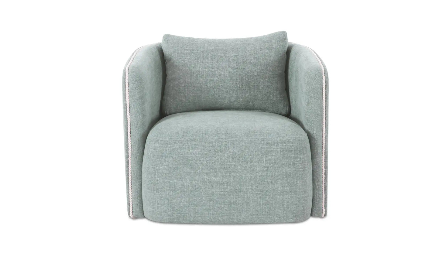 Cecil Accent Chair Light Blue