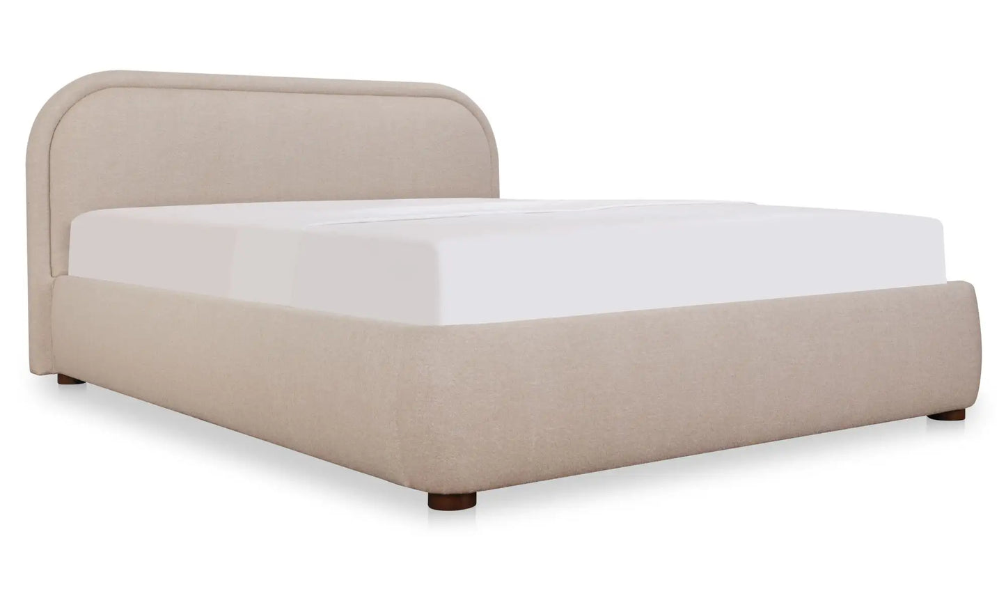 Colin Queen Storage Bed Light Brown
