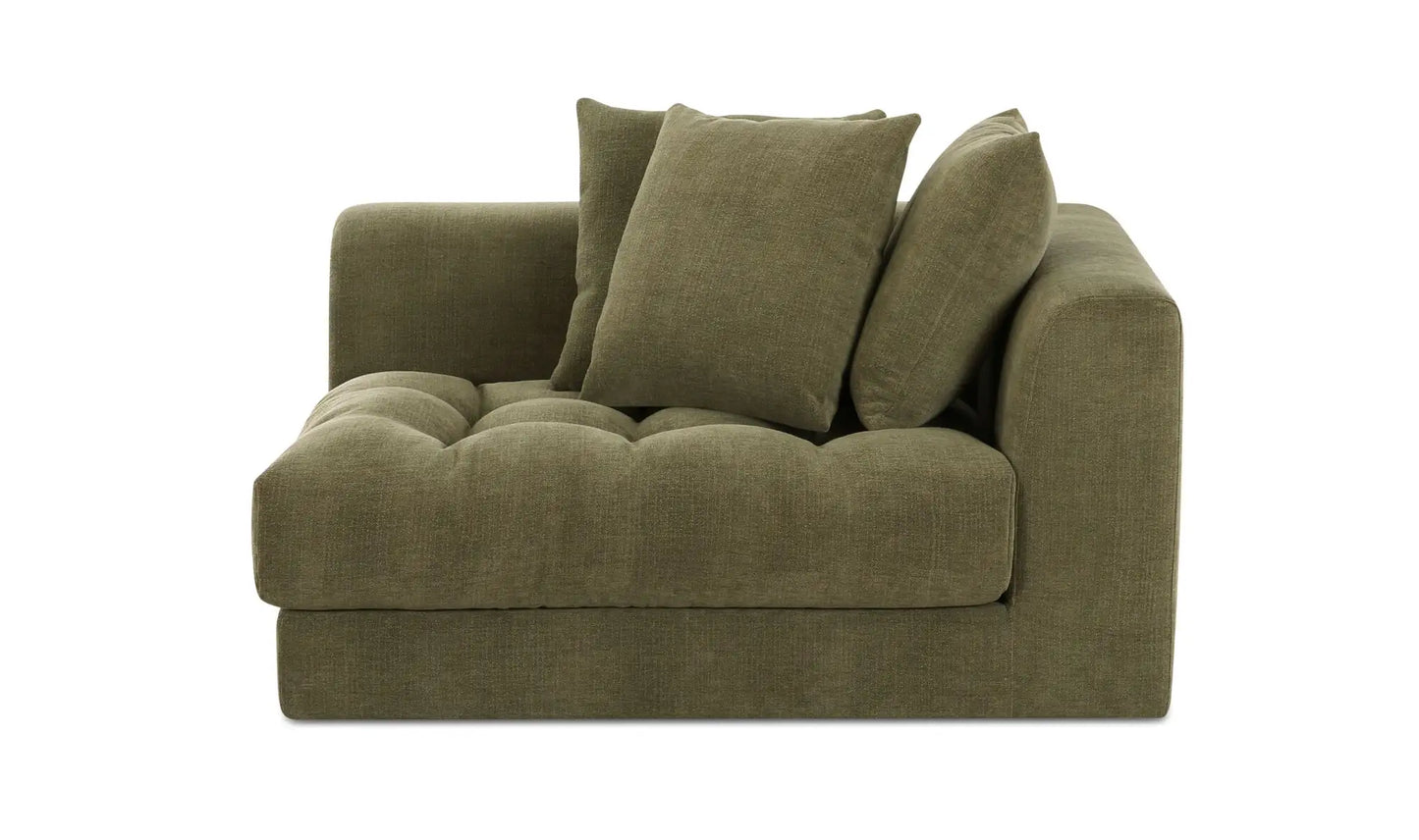 Davie Right Arm Facing Chair Olive