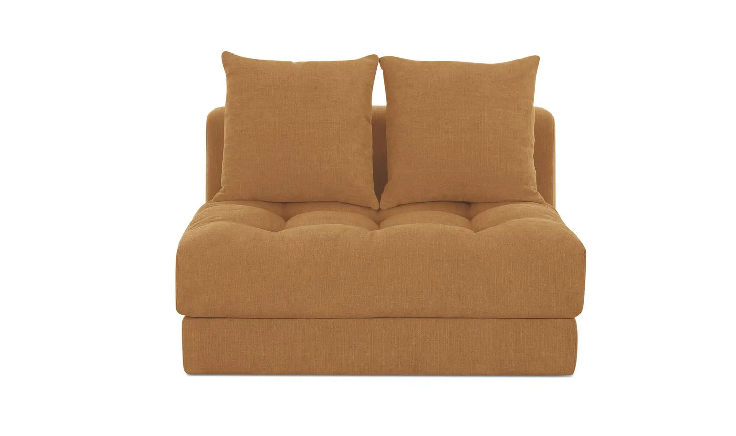 Davie Slipper Chair Golden Yellow