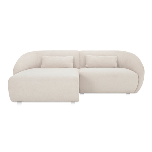 Amelia Nook Modular Left Sectional Warm White