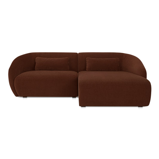 Amelia Nook Modular Right Sectional Chestnut