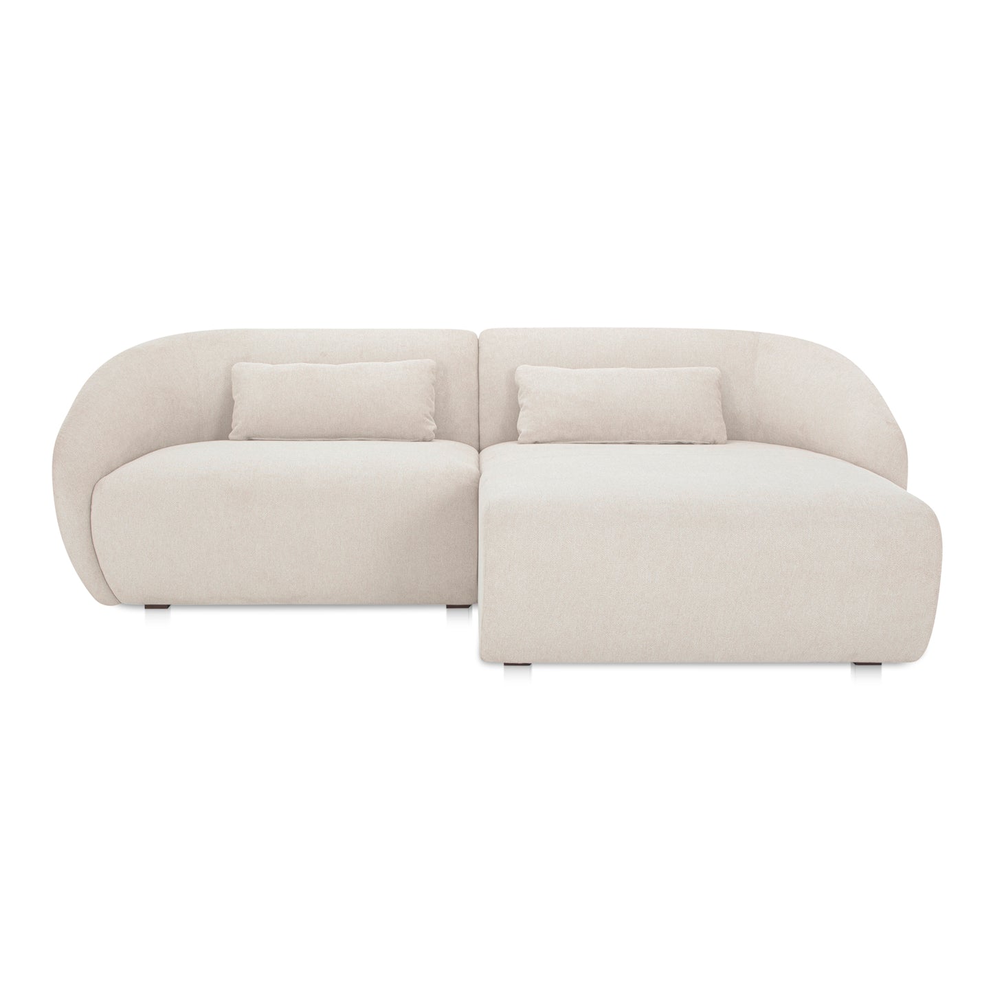 Amelia Nook Modular Right Sectional Warm White