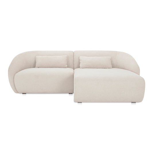 Amelia Nook Modular Right Sectional Warm White
