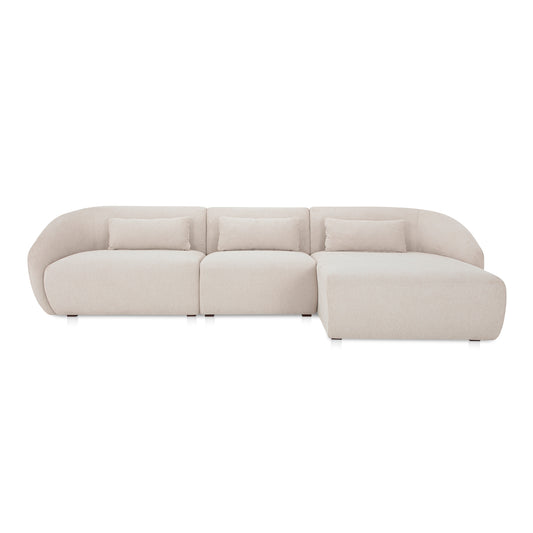 Amelia Lounge Modular Right Sectional Warm White
