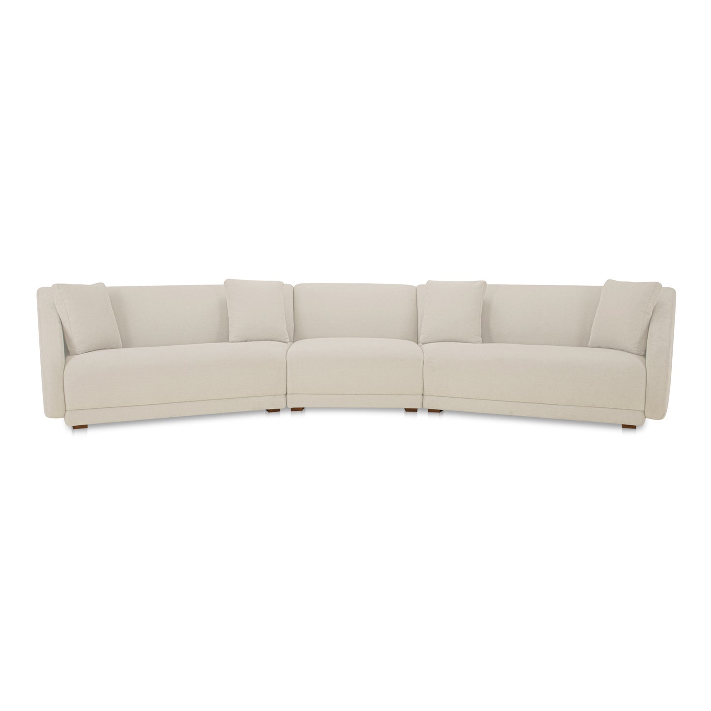 Fraser 3 Piece Modular Sectional with Slipper Off White