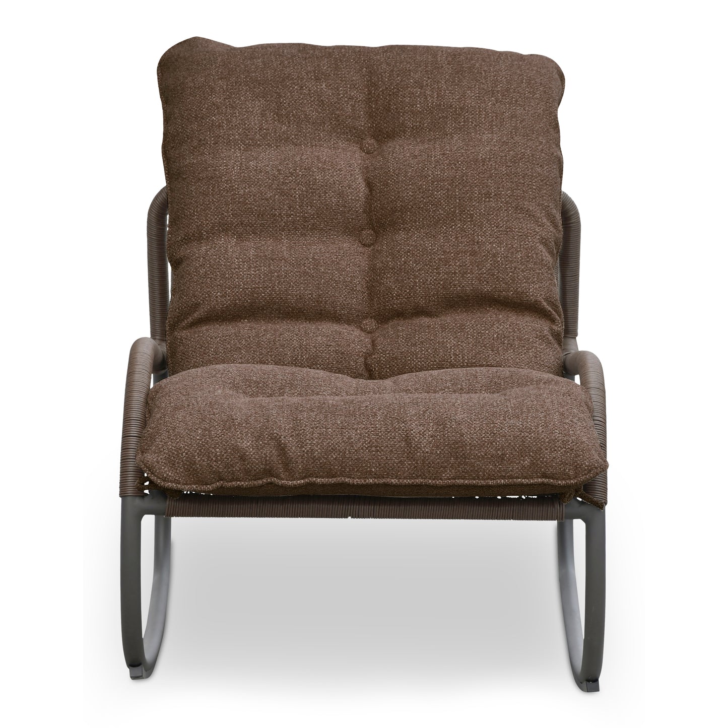 Lyra Outdoor Rocking Chair Brown