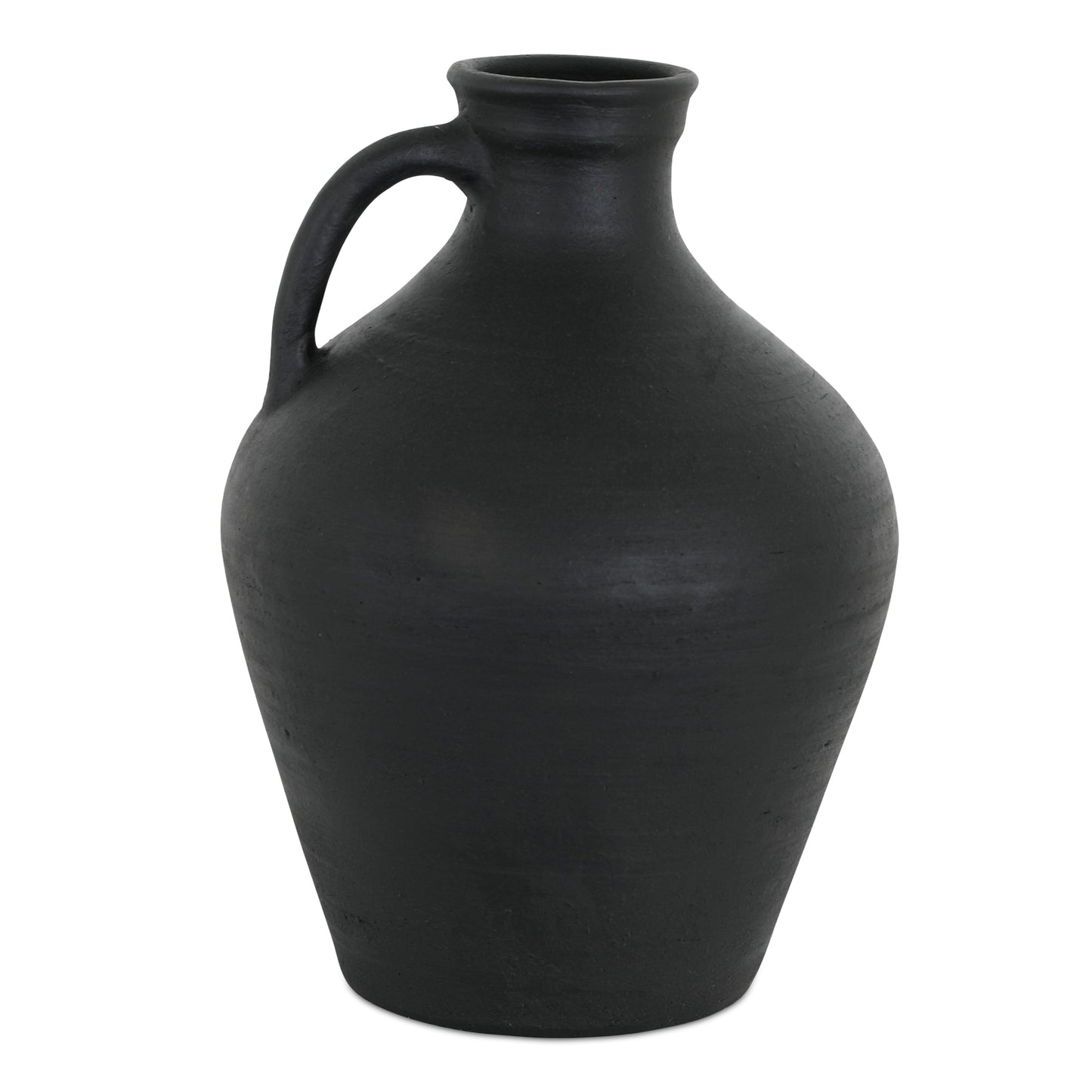Lyra Vase Black Terracotta