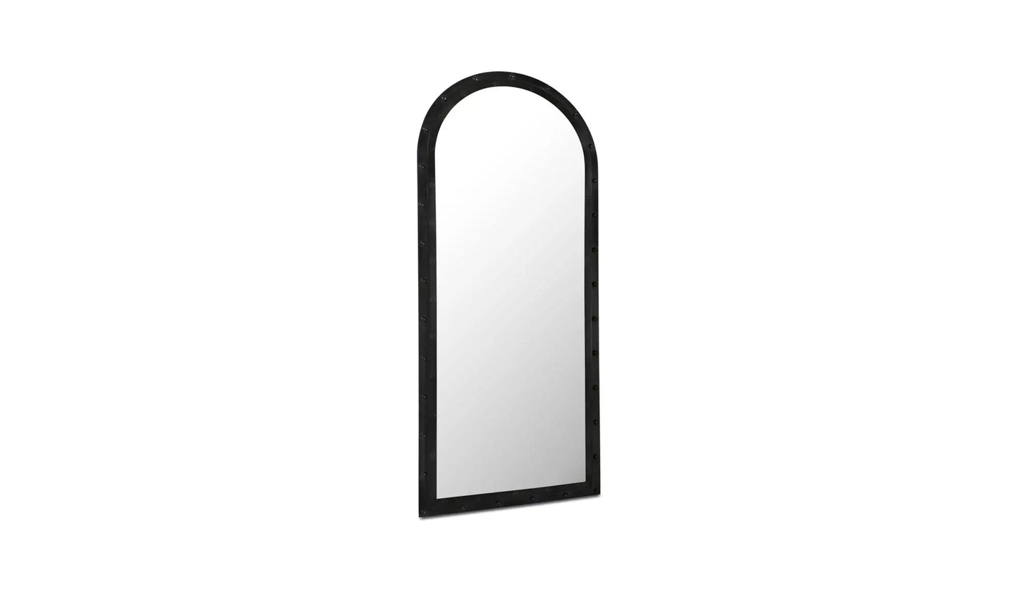 Hughes Floor Mirror Iron Grey