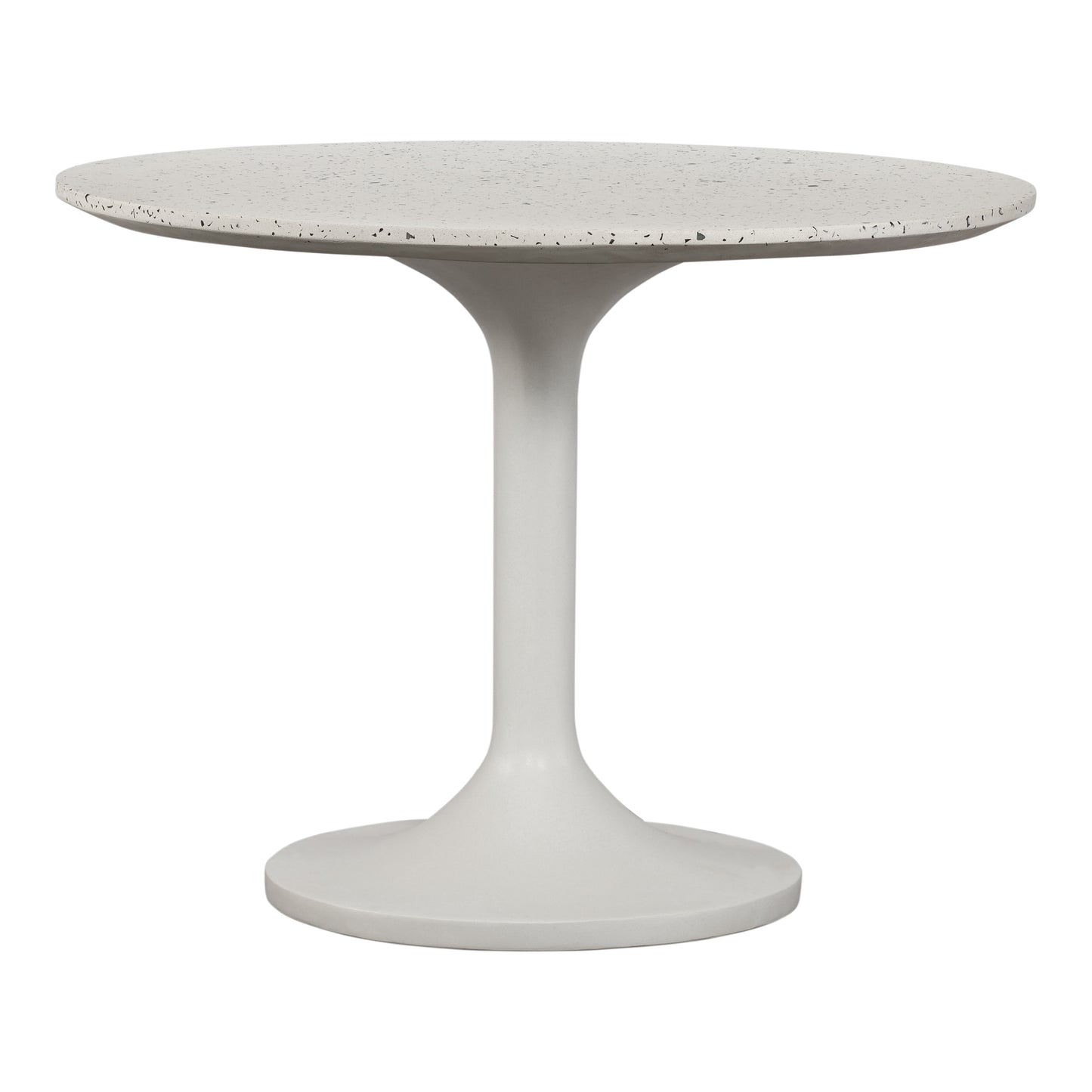 Tuli Outdoor Cafe Table White Terrazzo