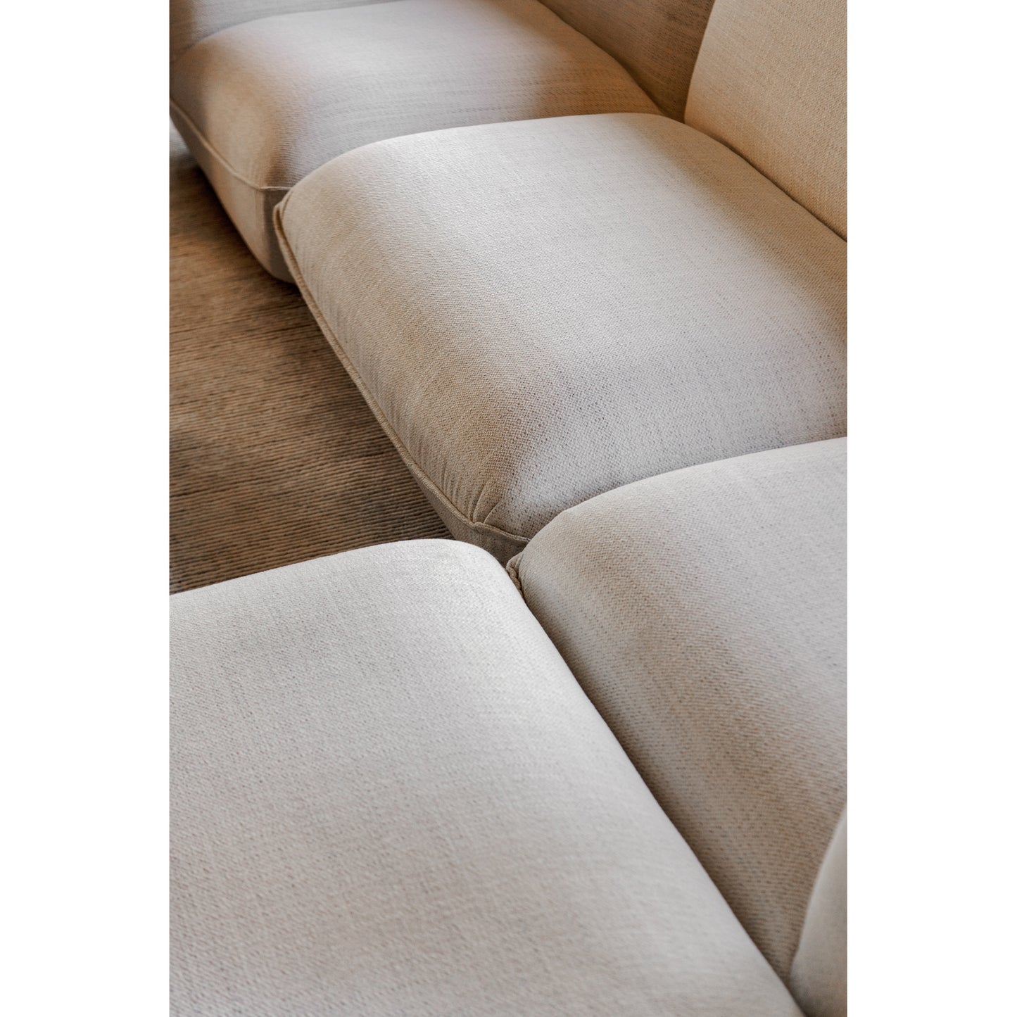 Zeppelin Lounge Modular Salt Stone White
