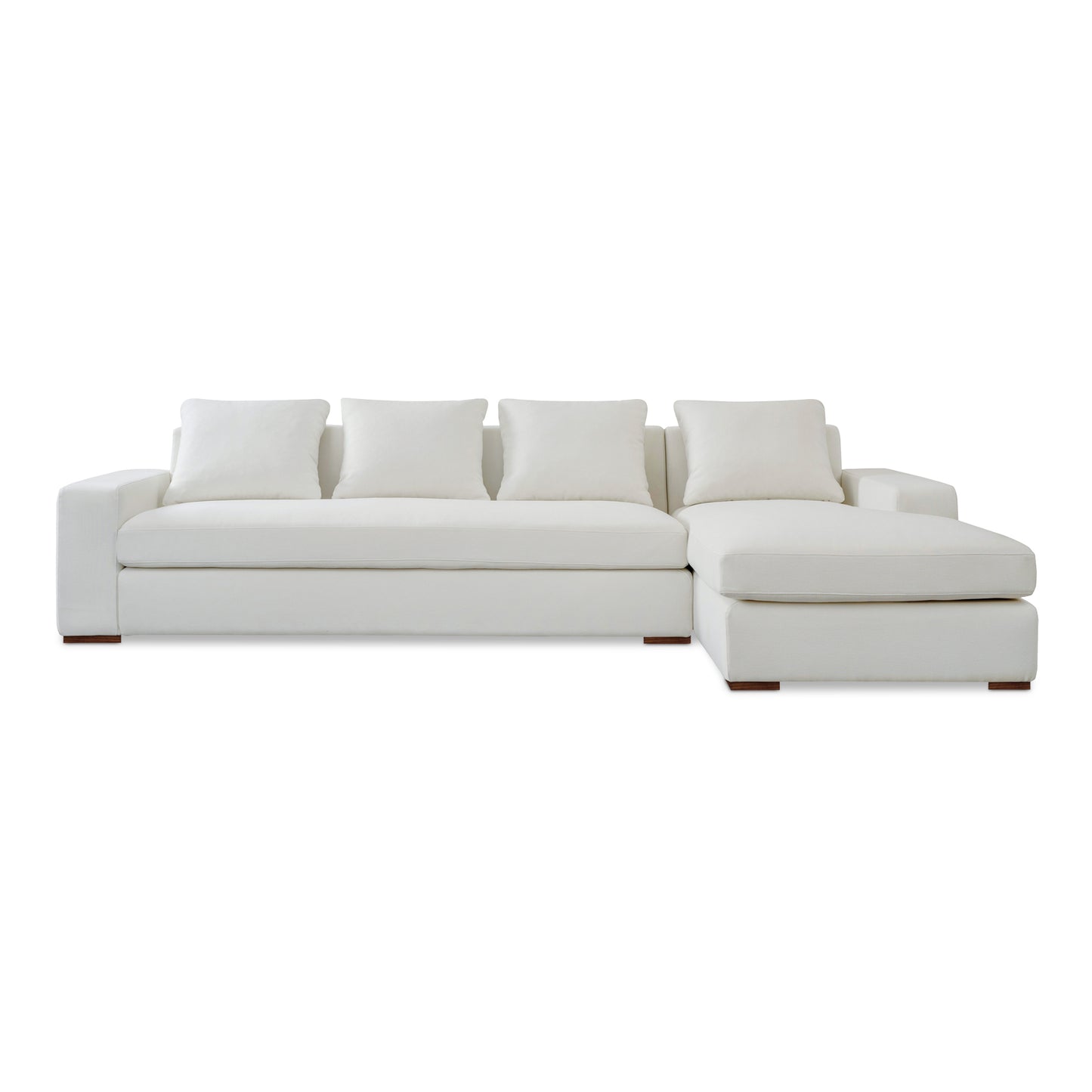Thomas Right Sectional Ivory