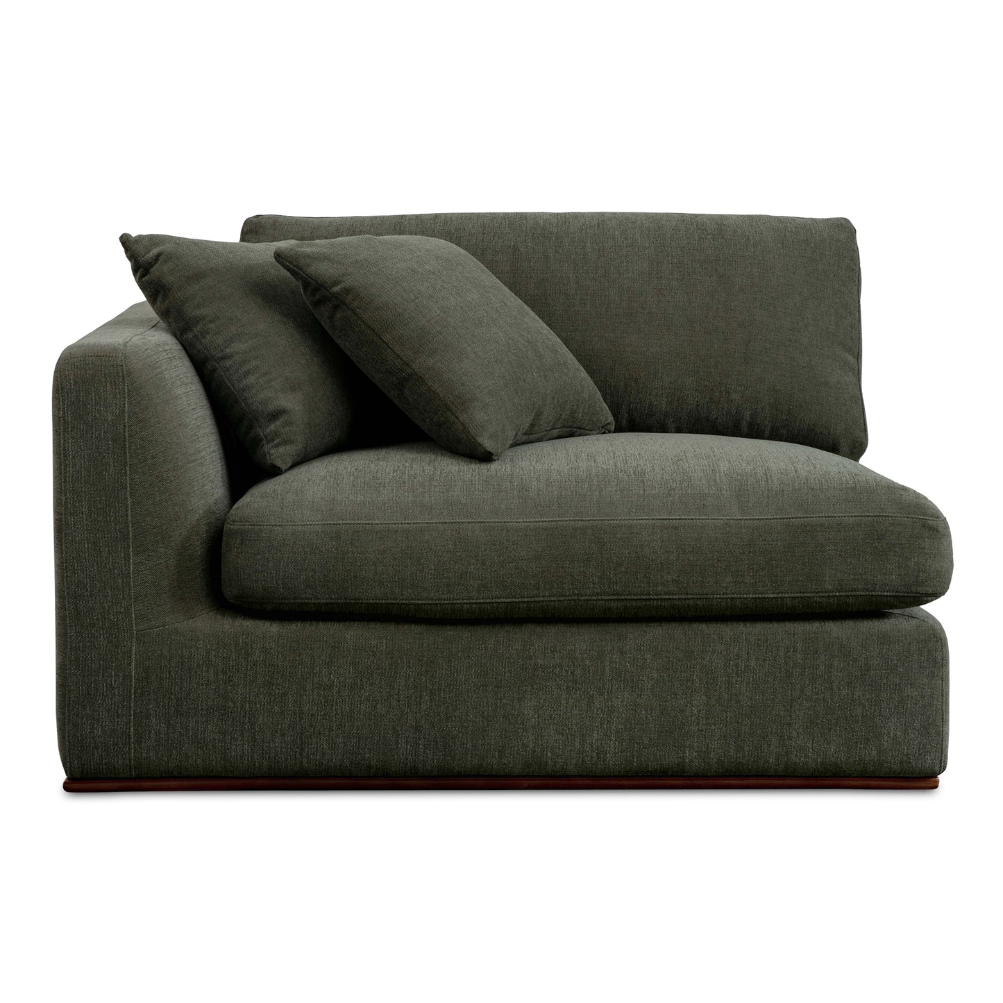 Rue Left Arm Facing Chair Deep Green
