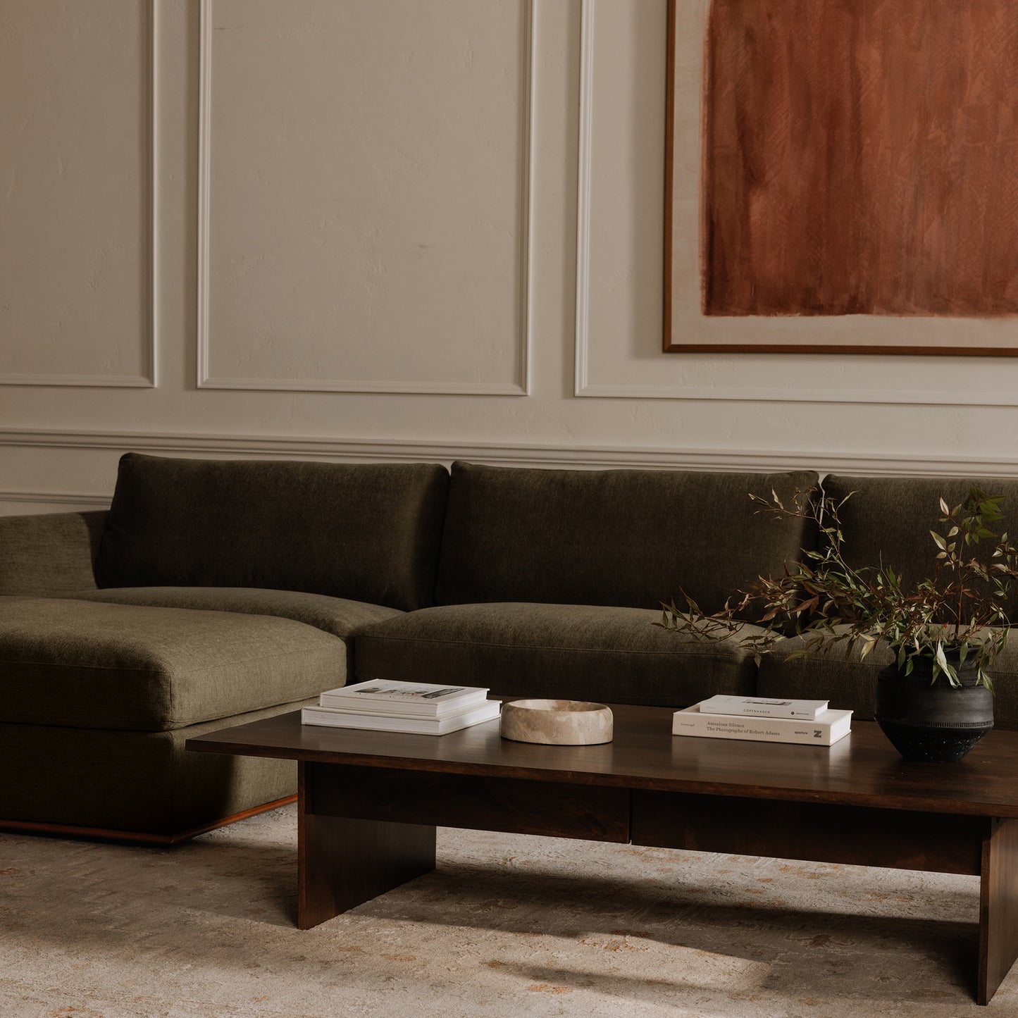 Rue Slipper Chair Deep Green