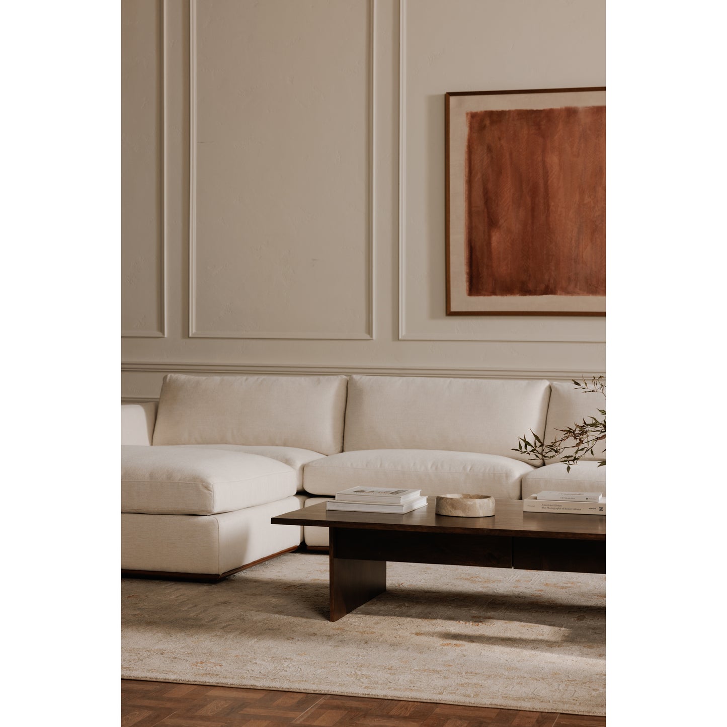 Rue Lounge Modular Sectional Off White