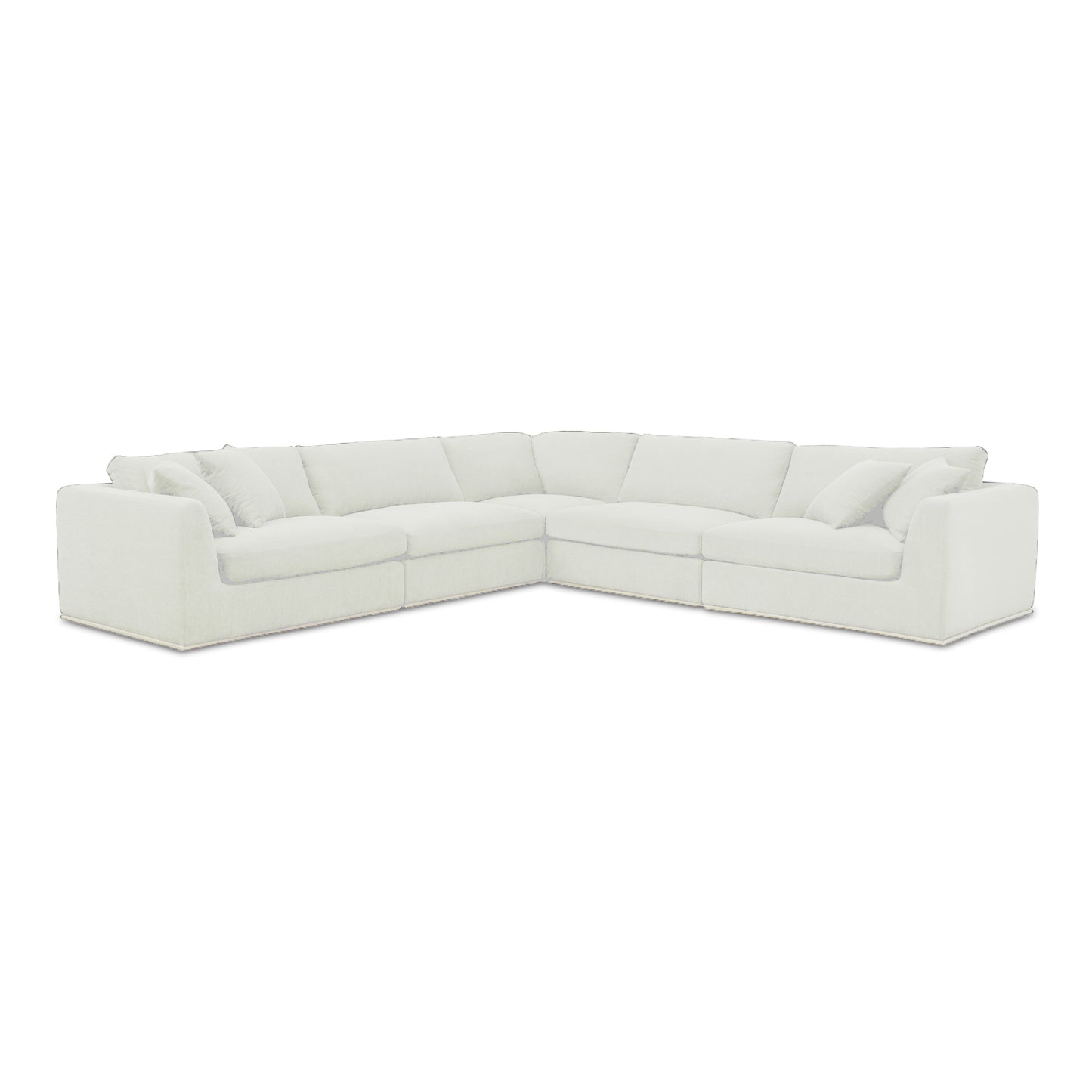 Rue Classic L Modular Sectional Off White