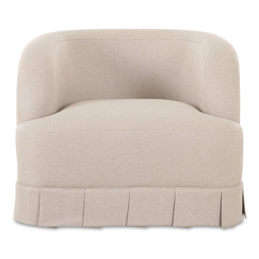 Maren Swivel Chair Beige