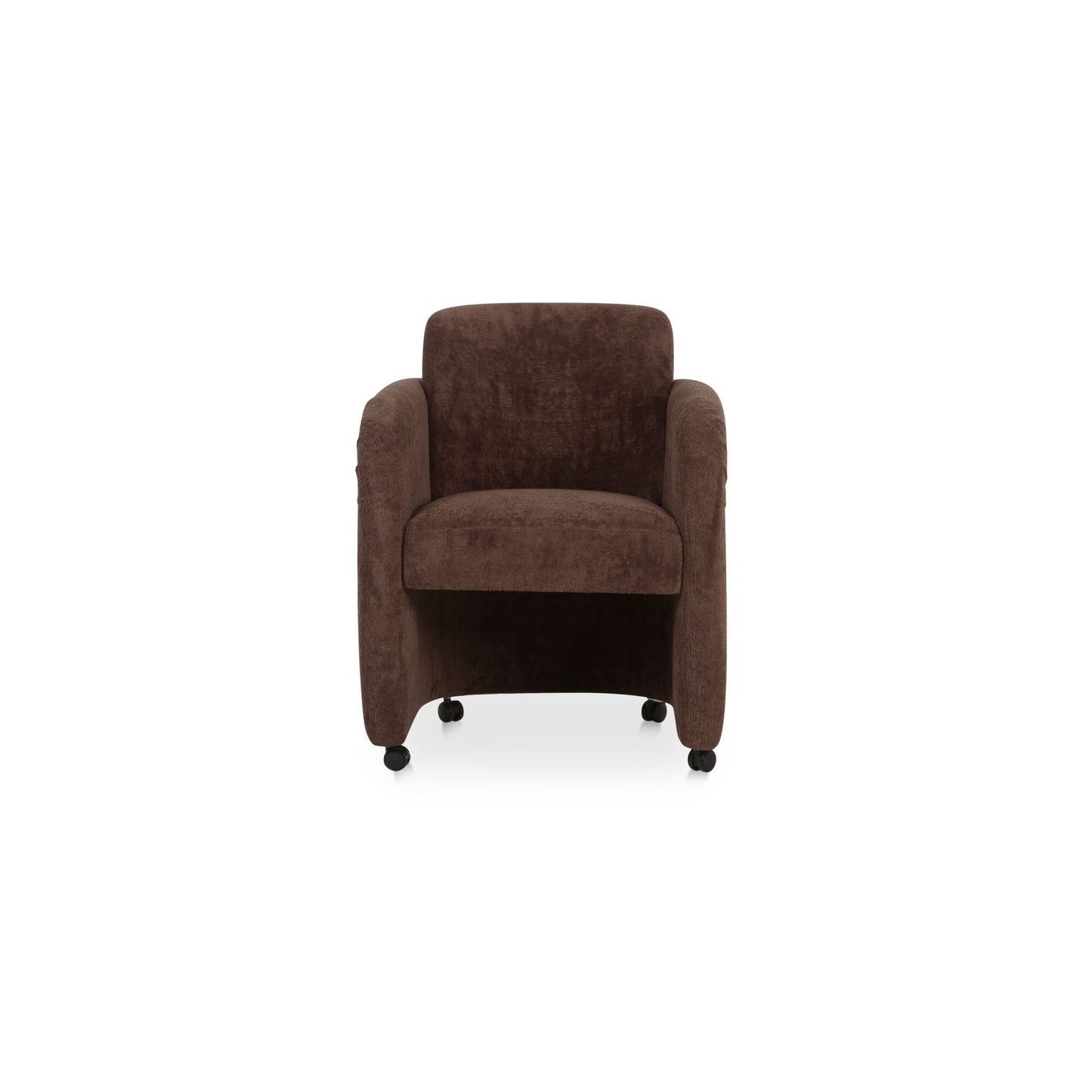 Mesto Rolling Dining Chair Dark Brown