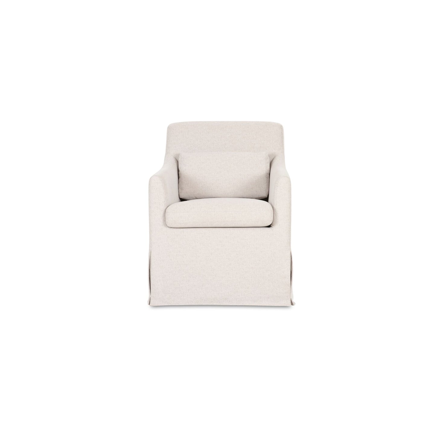 Lydia Slipcover Dining Chair Beige