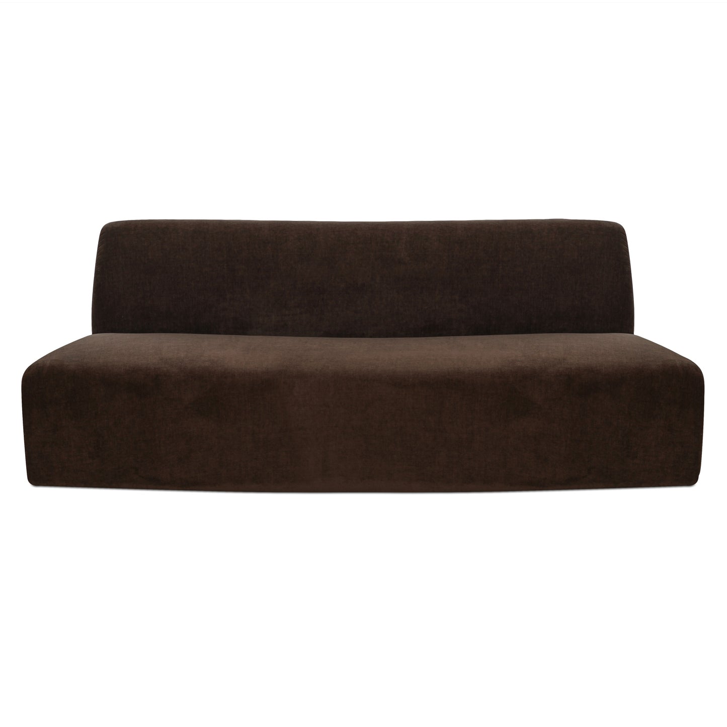 Naomi Convex Sofa Dark Brown