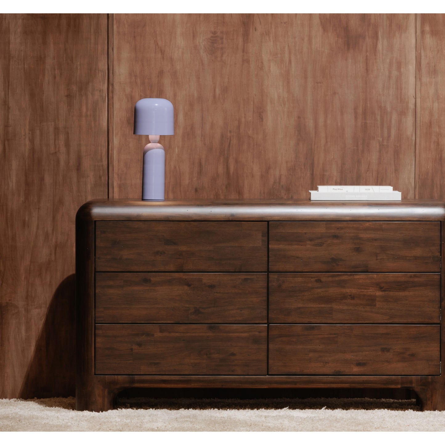Echo Gloss Table Lamp Soft Purple