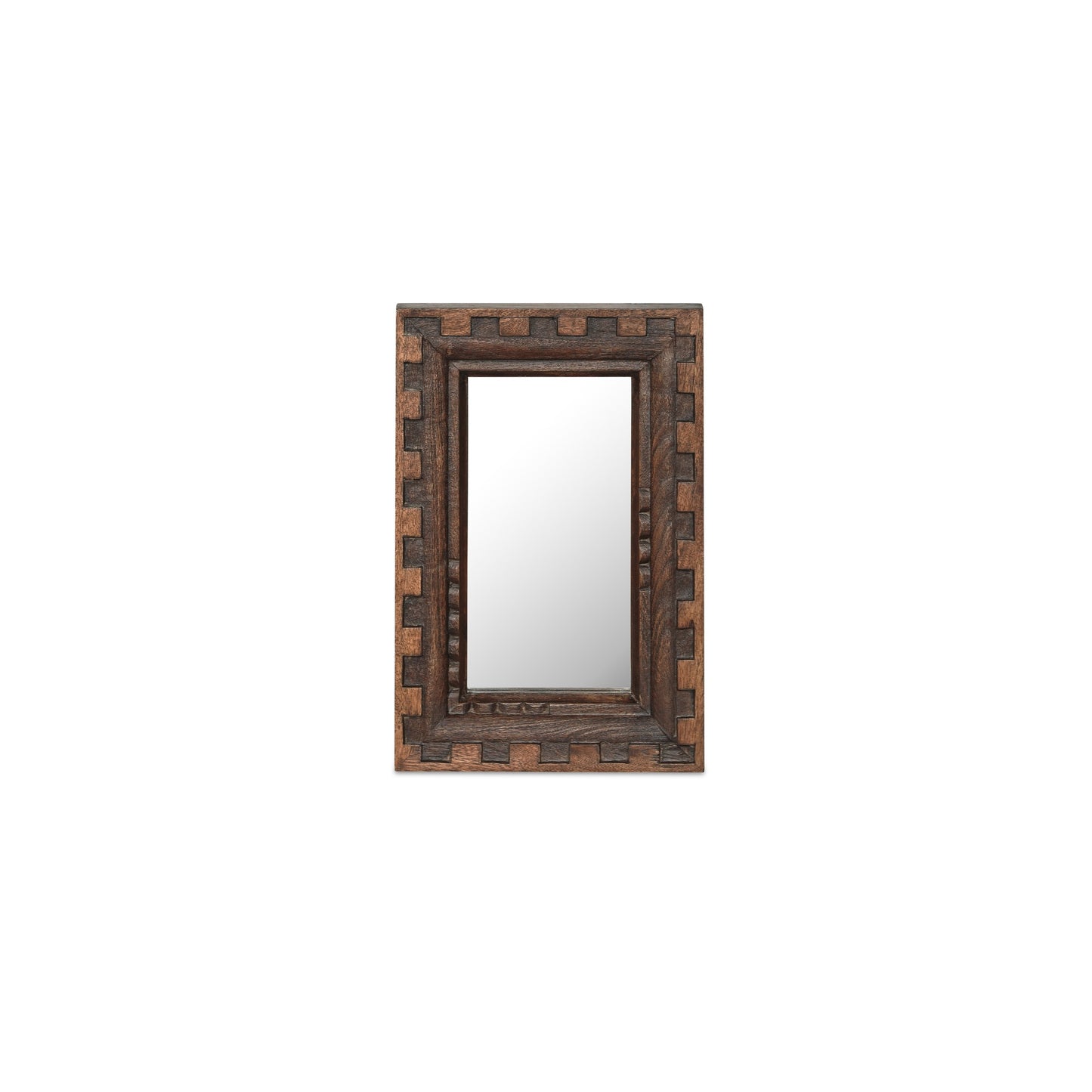 Holland Mirror Small Brown