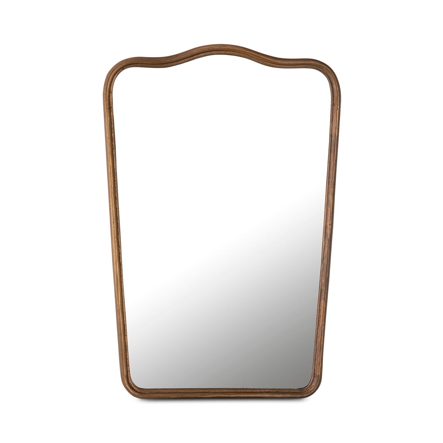 Keyes Mirror Brass
