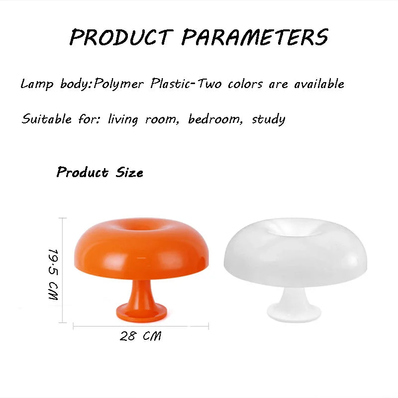 Lámpara de mesa "Mushroom Vintage"