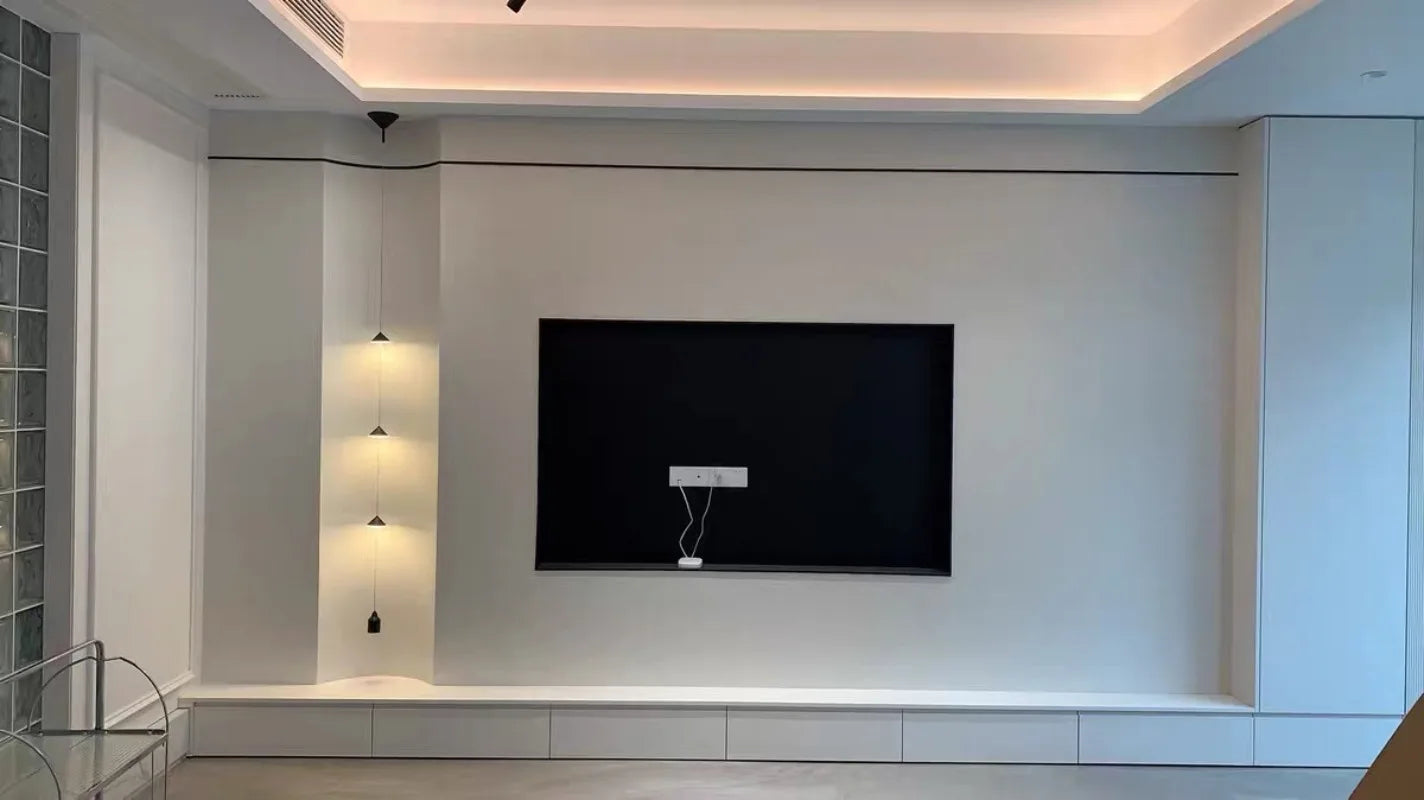 Lámpara moderna de piso a techo
