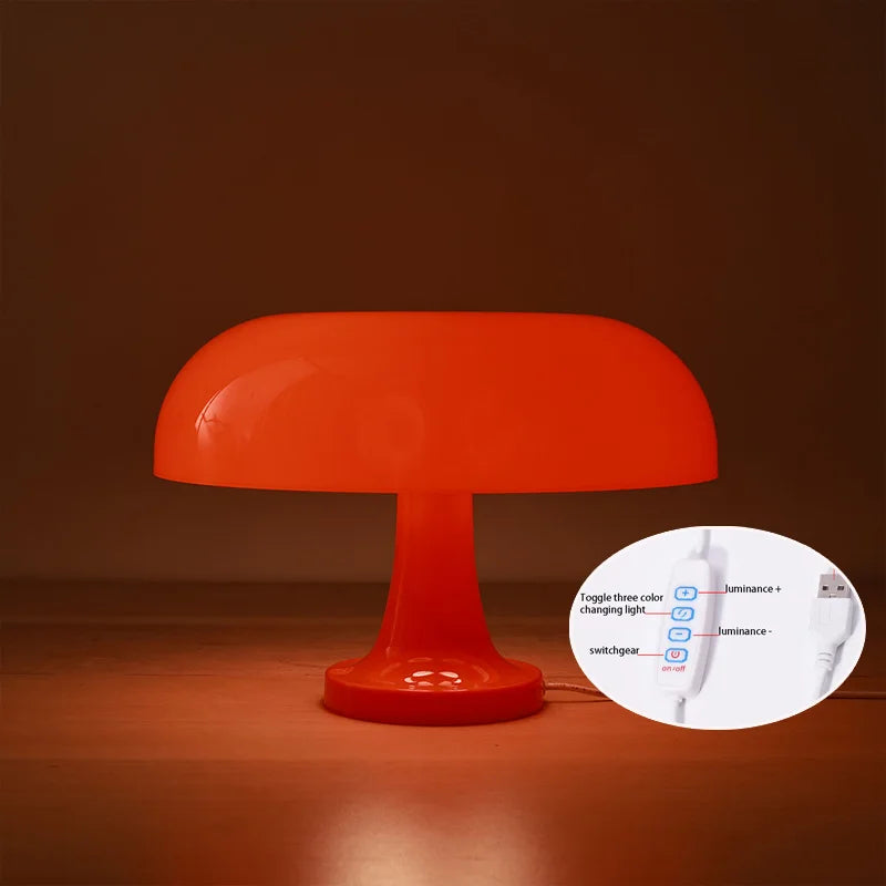 Lámpara de mesa "Mushroom Vintage"