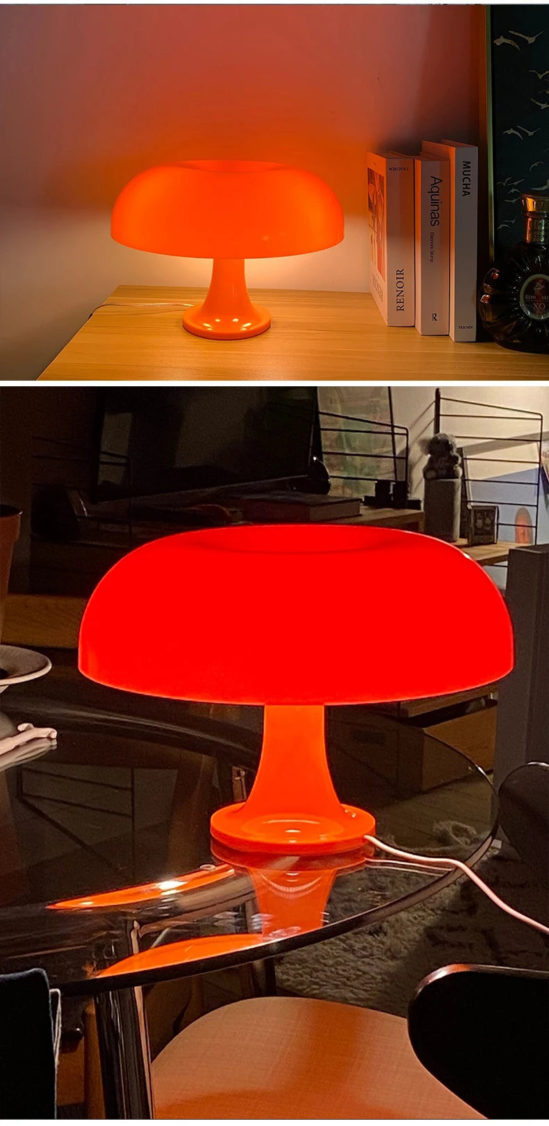 Lámpara de mesa "Mushroom Vintage"