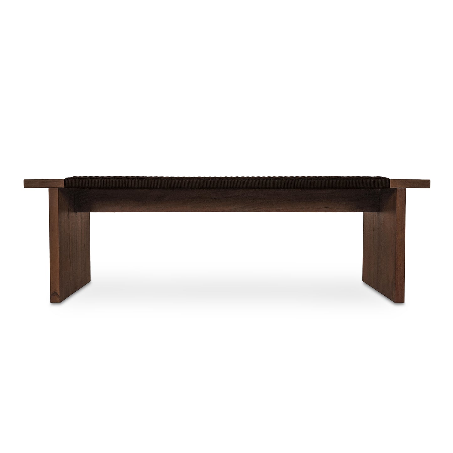 Merritt Outdoor Bench Dark Brown