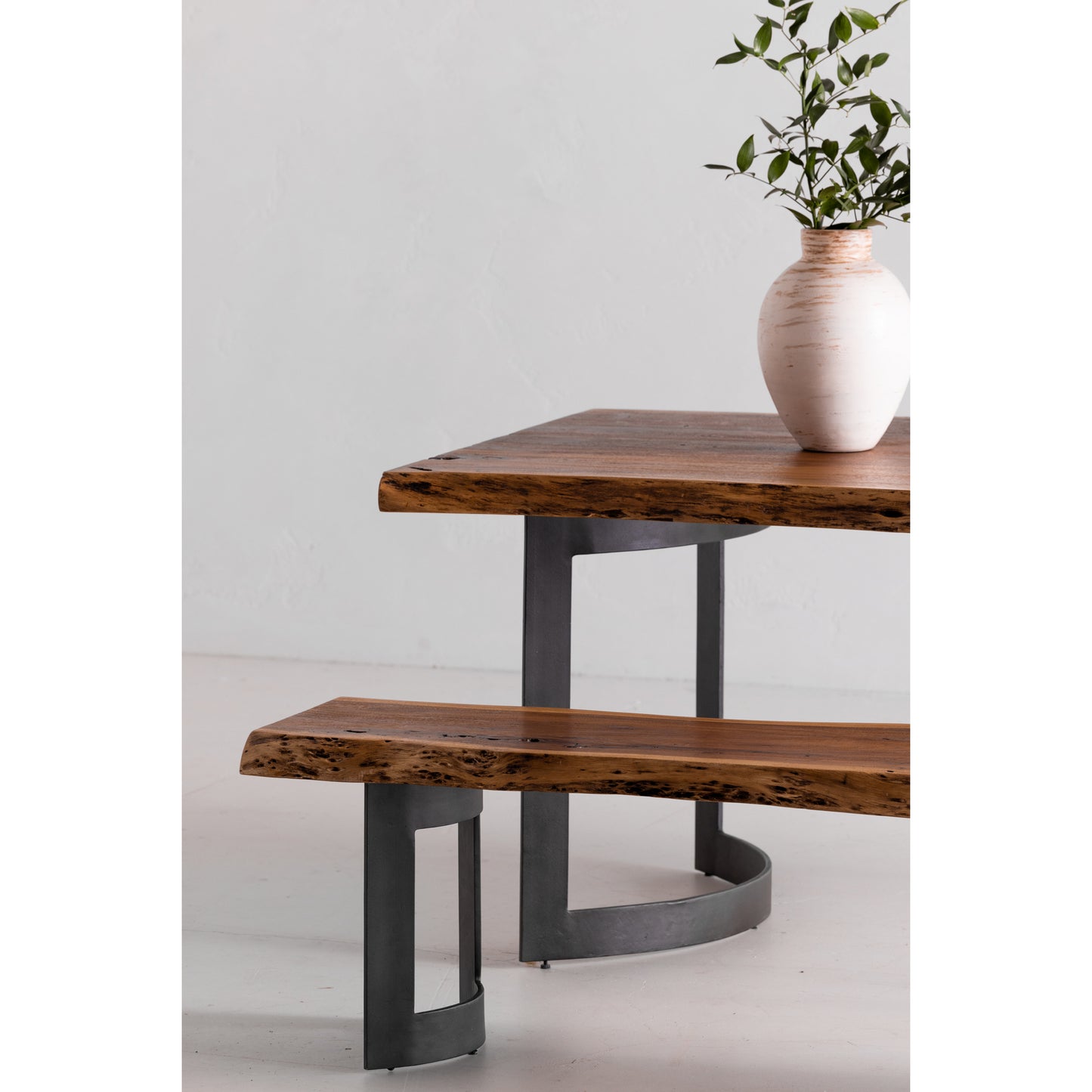 Bent Bench Small Brown