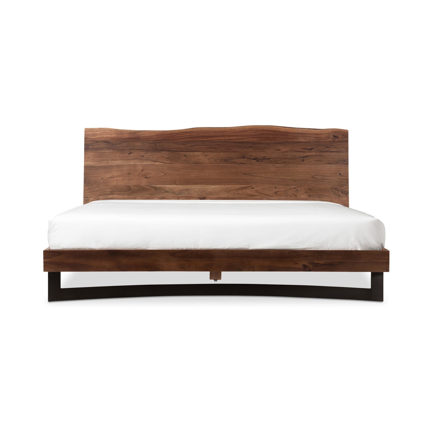 Bent King Size Bed Brown