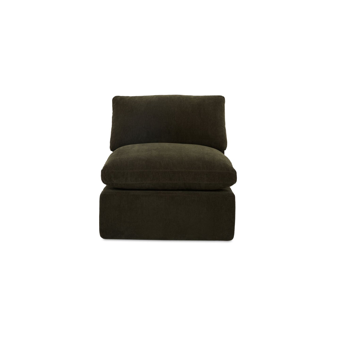 Cates Slipper Chair Dark Green