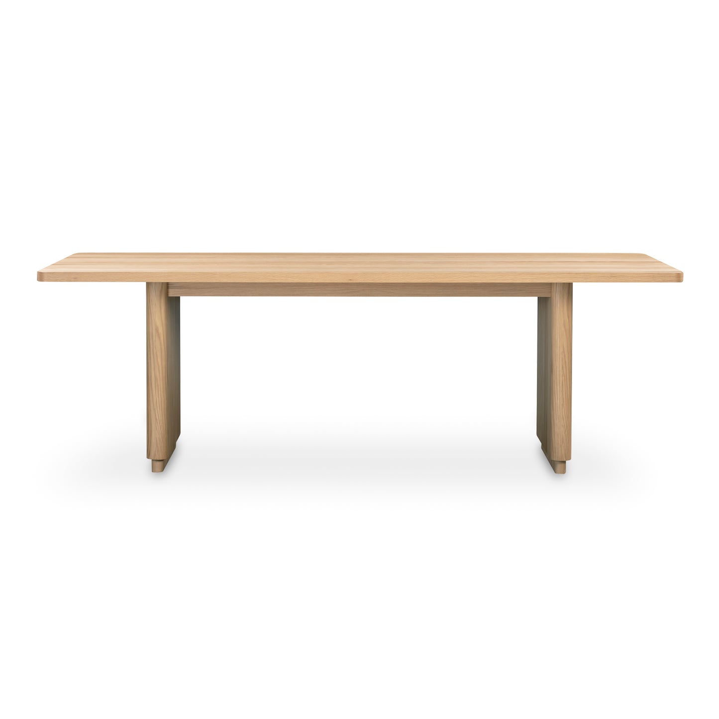 Round Off Small Dining Table Natural Oak