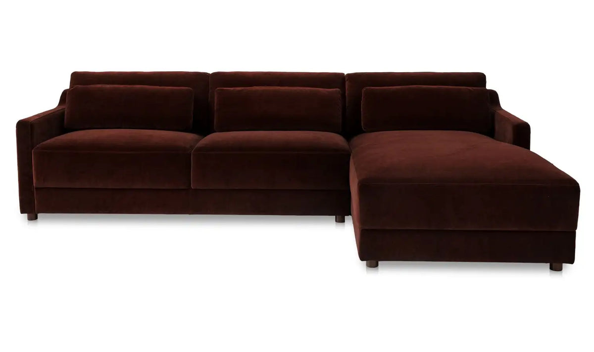 Imogen Sectional Bordeaux