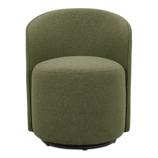Sylvie Outdoor Swivel Dining Chair Green