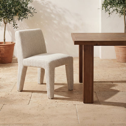 Verona Outdoor Dining Chair Cream