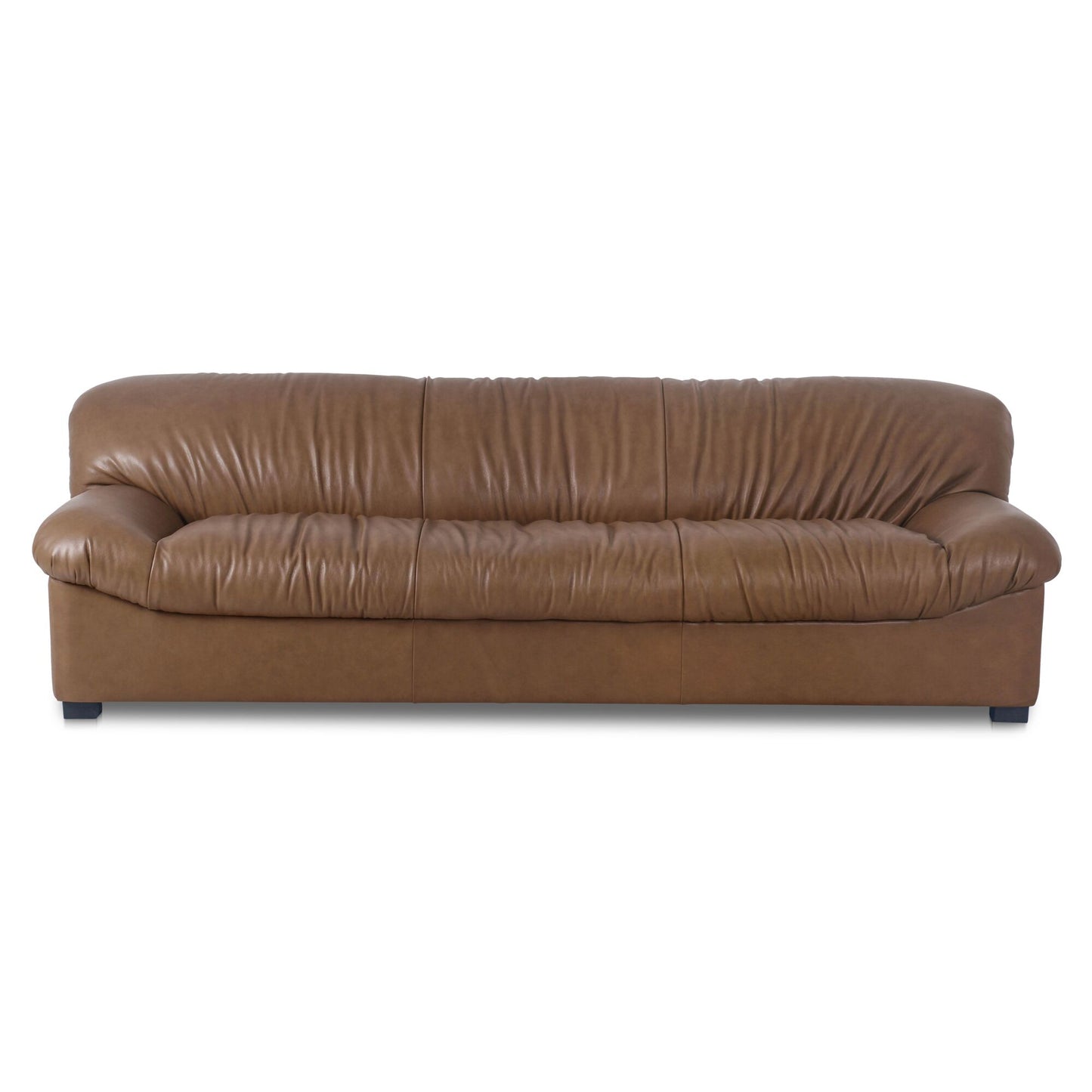 Halston Sofa Tan Leather