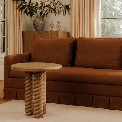 Treccia Side Table Oak