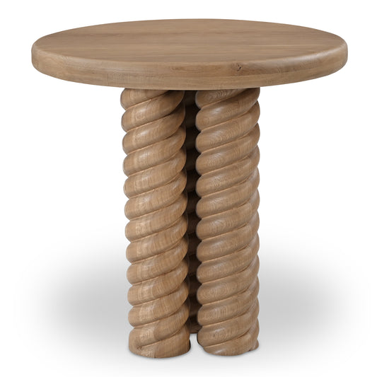 Treccia Side Table Oak