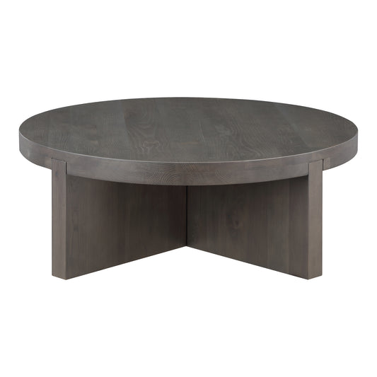 Folke Round Coffee Table Dark Brown