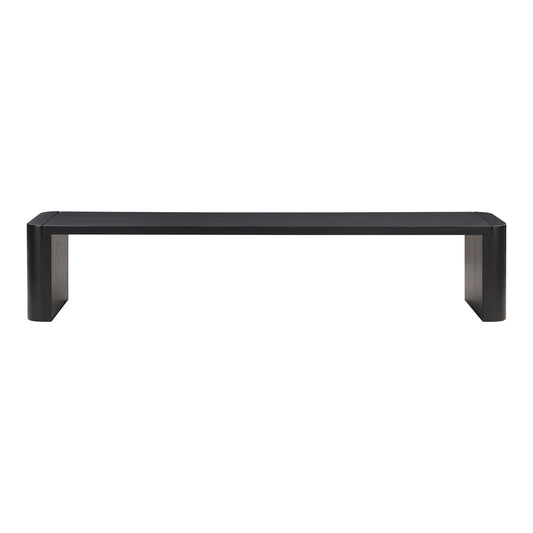 Post Large Dining Bench Black