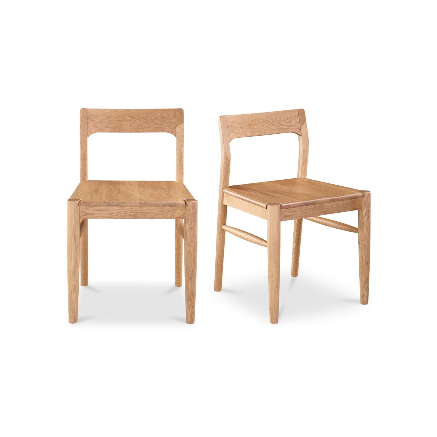 Owing Dining Chair Natural Oak - Set Of Two