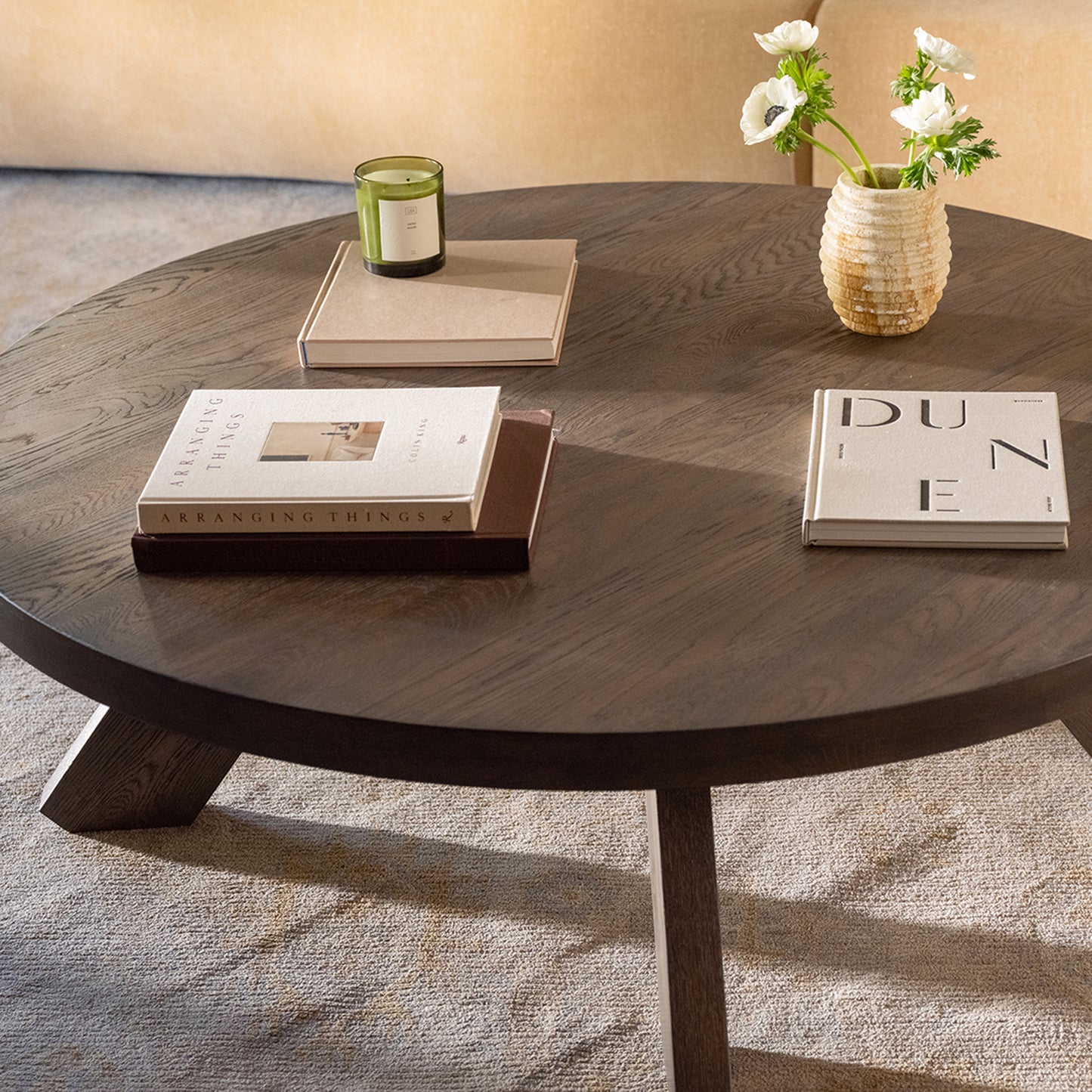 Alden Coffee Table Cool Brown
