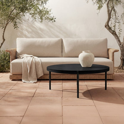 Mendez Outdoor Coffee Table Black