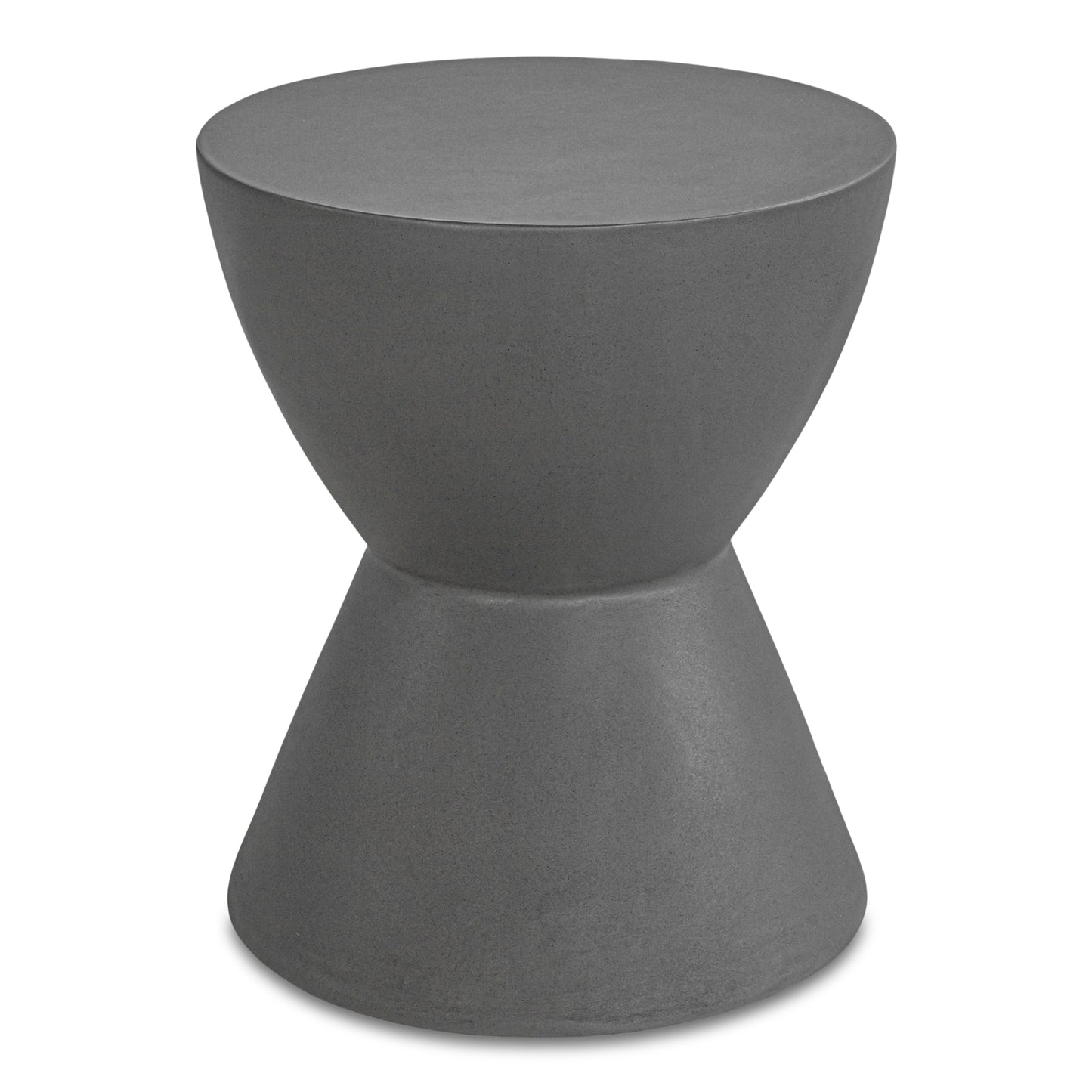Hourglass Outdoor Stool Grey